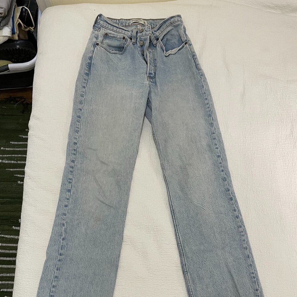 Abercrombie 90s Baggy Low Rise Jeans (Curve Love)